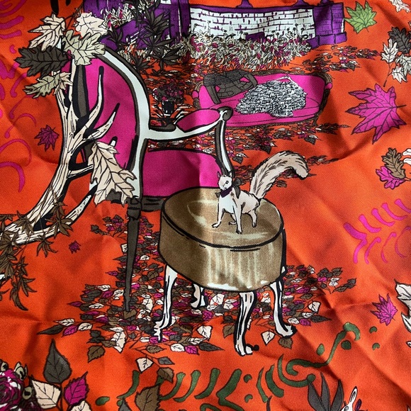 Dior 100% silk scarf, 26”, NWOT - Picture 4 of 8